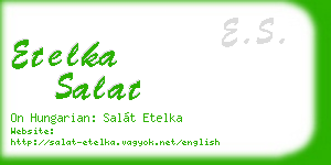 etelka salat business card